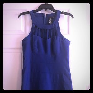 Beautiful blue dress.